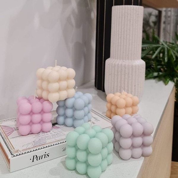 Bubbles Candle (Large)  - Quantity: Two Candles